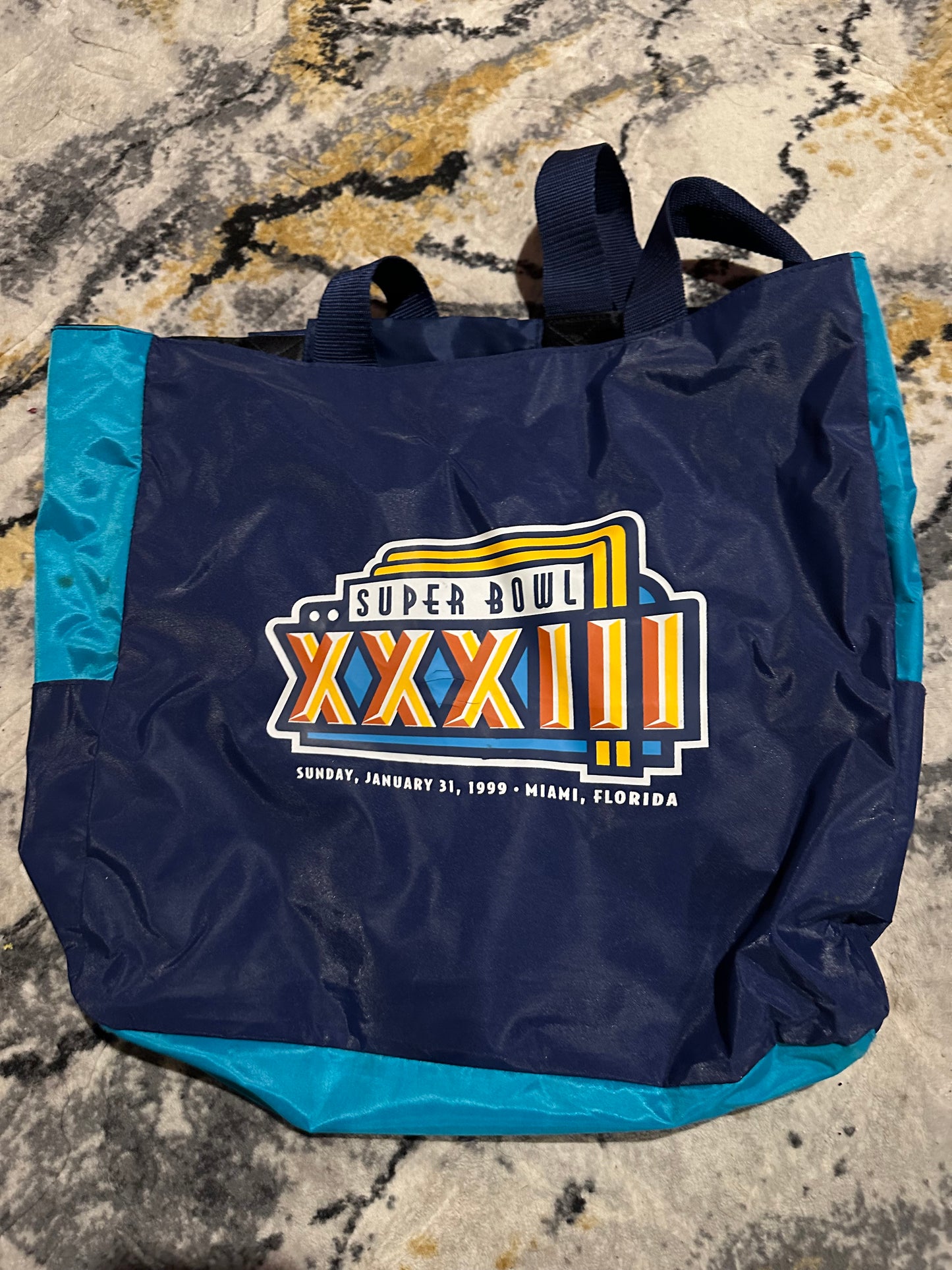 1999 Nfl Super Bowl 33 Tote Bag