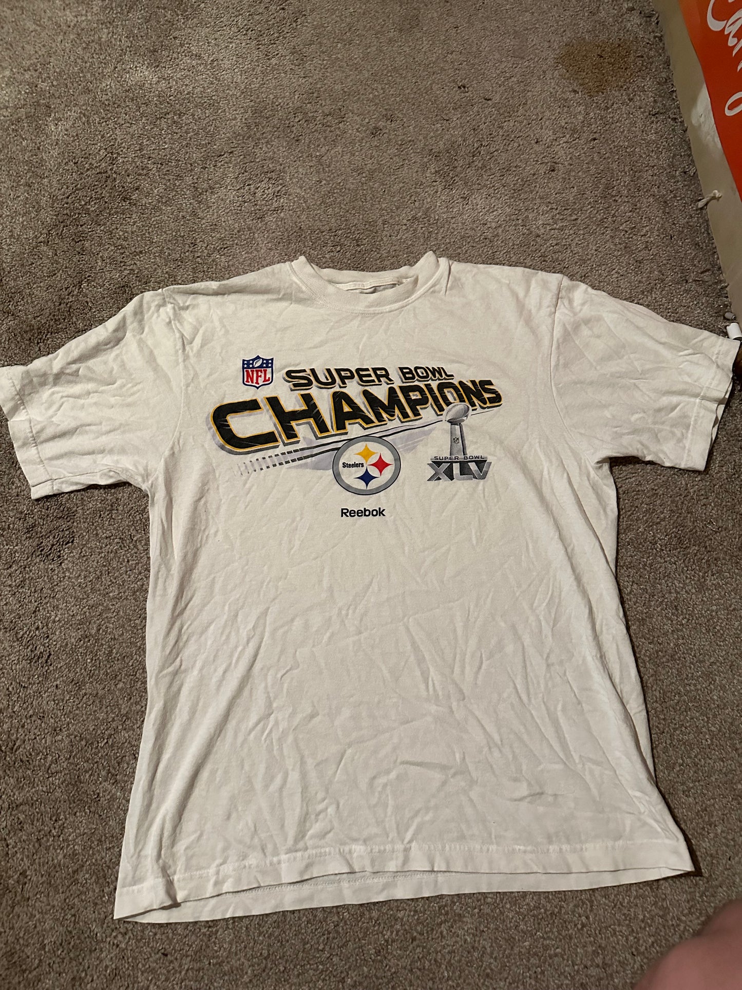 Reebok Pittsburgh Steelers Super Bowl Champion Shirt